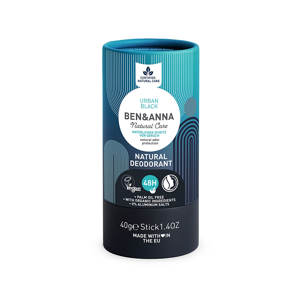 E-shop BEN & ANNA Tuhý dezodorant BIO Urban Black 40 g