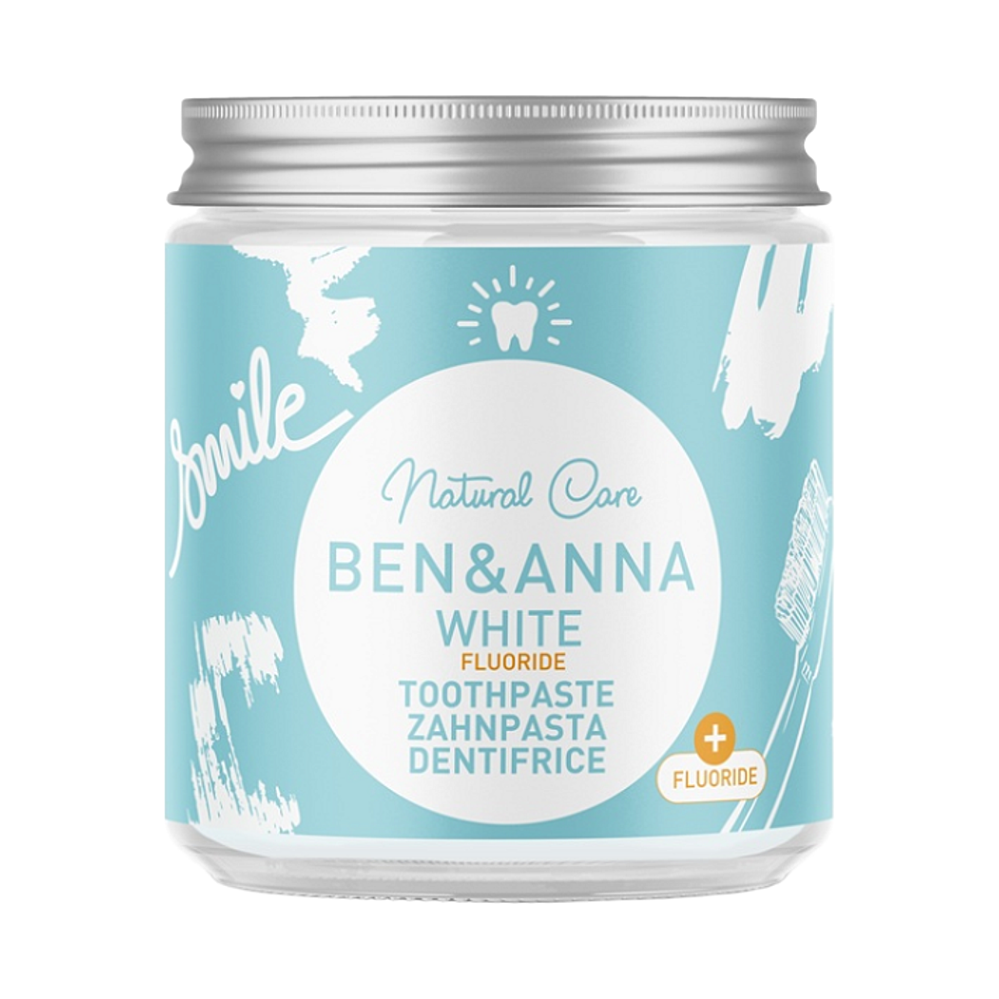 E-shop BEN&ANNA Zubná pasta biela s fluoridom 100 ml