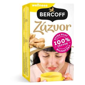 BERCOFF Čaj zázvor 100% 18 vreciek (Bylinné čaje)