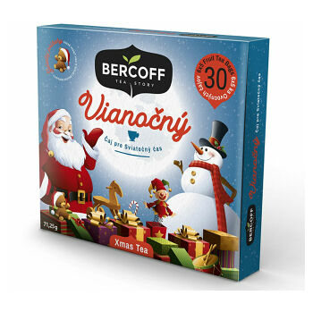 BERCOFF KLEMBER Vianočné darčekové balenie čajov 6 x 5 sáčkov