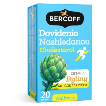 BERCOFF KLEMBER Čaj Dovidenia Cholesterol 20 vrecúšok