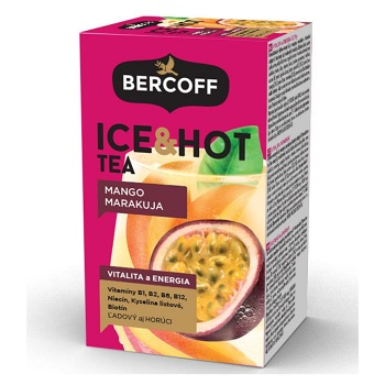 BERCOFF KLEMBER ICE&HOT Mango a marakuja a s vitamínmi skupiny B čaj 33,75 g