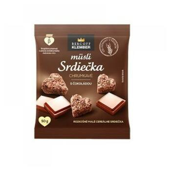 BERCOFF KLEMBER Müsli srdiečka čokoláda 50 g