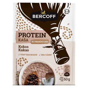 BERCOFF KLEMBER Proteínová kaša Kakao Kokos 60 g
