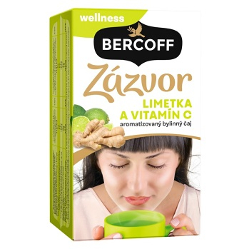BERCOFF KLEMBER Zázvor limetka vitamín C čaj 36 g