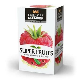 Bercoff KLEMBER Super Fruit Malina, brusnica a bez 50 g