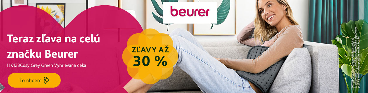 ZĽAVY AŽ 30 % na Beurer