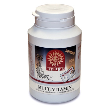 Multivitamín-minerál so ženšenom + koenzým Q10 tbl. 100