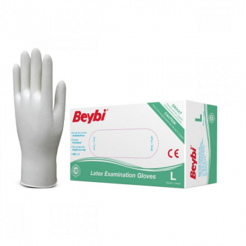 BEYBI Latexové rukavice veľkosť L 100 kusov
