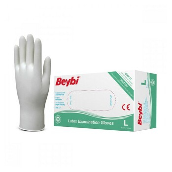 BEYBI Latexové rukavice veľkosť L 100 kusov