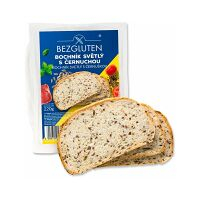 BEZGLUTEN Chlieb biely s černuchou bez lepku 220 g