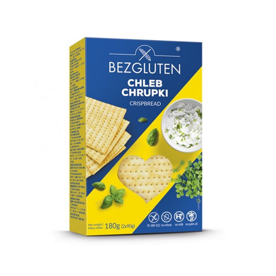E-shop BEZGLUTEN Chlieb krehký bez lepku 180 g