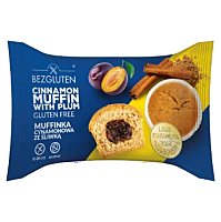 BEZGLUTEN Muffin slivka so škoricou bez lepku 60 g