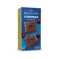 BEZGLUTEN Sušienky Cherries v belgickej čokoláde s čerešňou 90 g