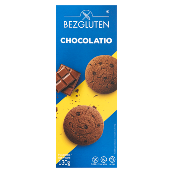 BEZGLUTEN Sušienky Chocolatio čokoládové cookies bez lepku 130 g