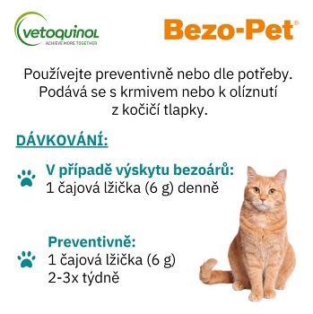 BEZO-PET gél pre mačky 120 g