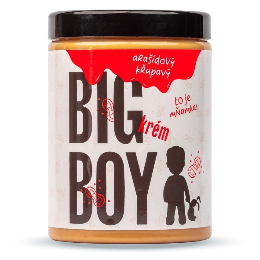 Big Boy Peanut Butter Crunchy 100 % orechový krém 1000 g