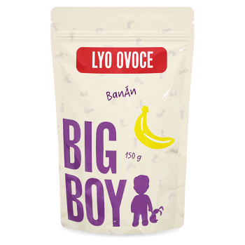 BIG BOY Banán plátky lyofilizované 150 g (Banán)