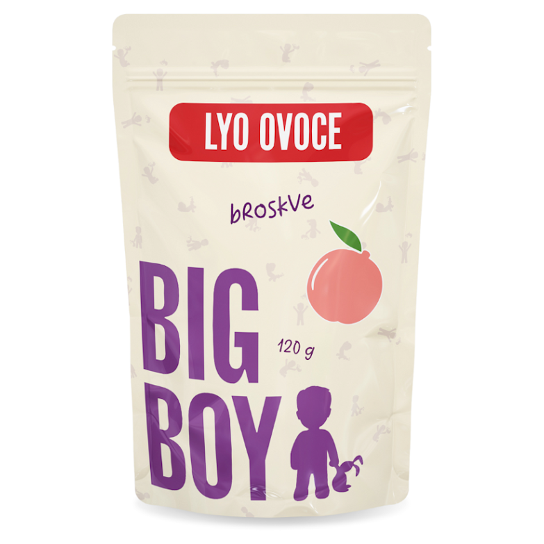 BIG BOY Broskyne plátky lyofilizované 120 g