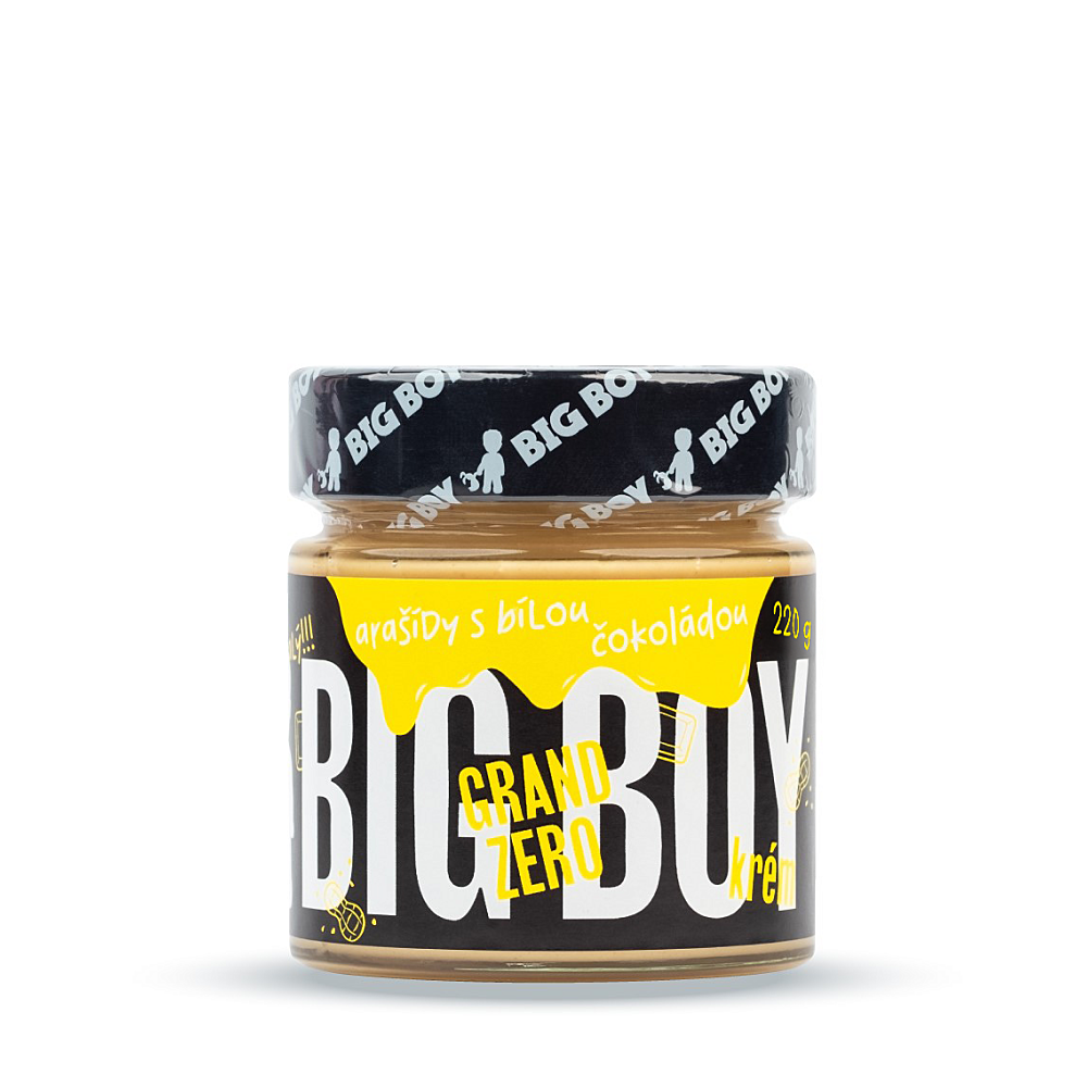 BIG BOY Grand zero s bielou čokoládou krém 220 g