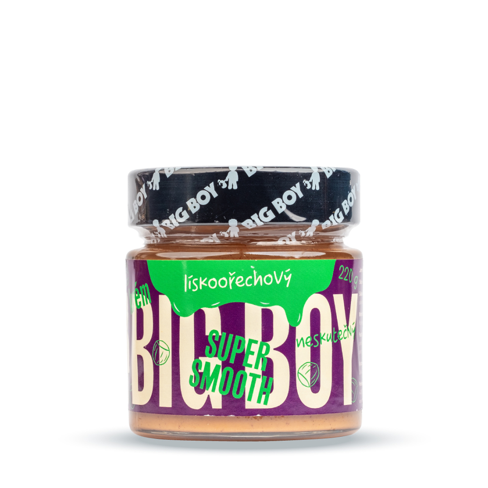 BIG BOY Lieskovorechový krém super smooth 220 g
