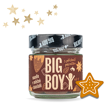 BIG BOY Mandle v mliečnej čokoláde s perníkovým korením 140 g (Mandle) - Sladké