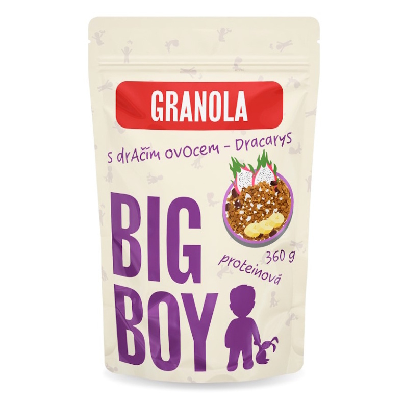 BIG BOY Proteínová granola s dračím ovocím 360 g