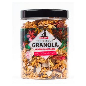 BIG BOY Proteínová granola s horkou čokoládou by KamilaSikl 360 g