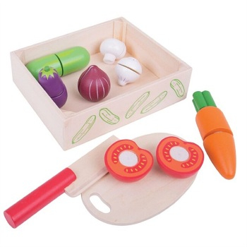 BIGJIGS Toys Krájacia zelenina v krabičke