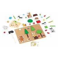BIGJIGS Toys Kreatívna zatĺkacia hra život v lese