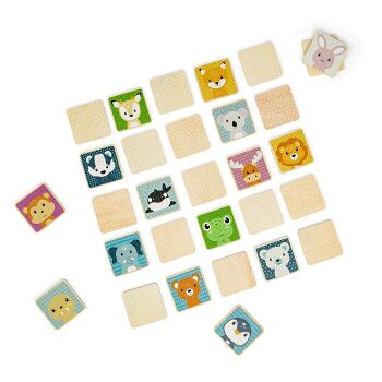 BIGJIGS Toys pexeso zvieratká (Spoločenské hry) - Pamäťové, Opakované použitie