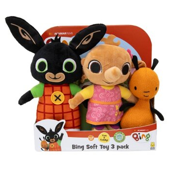 BING a priatelia sada plyšových postáv 3 kusy (Plyšové hračky) - Sada