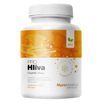MYCOMEDICA Bio Hliva Pre 90 kapsúl (Hliva ustricová) - Prírodné, Jednozložkové