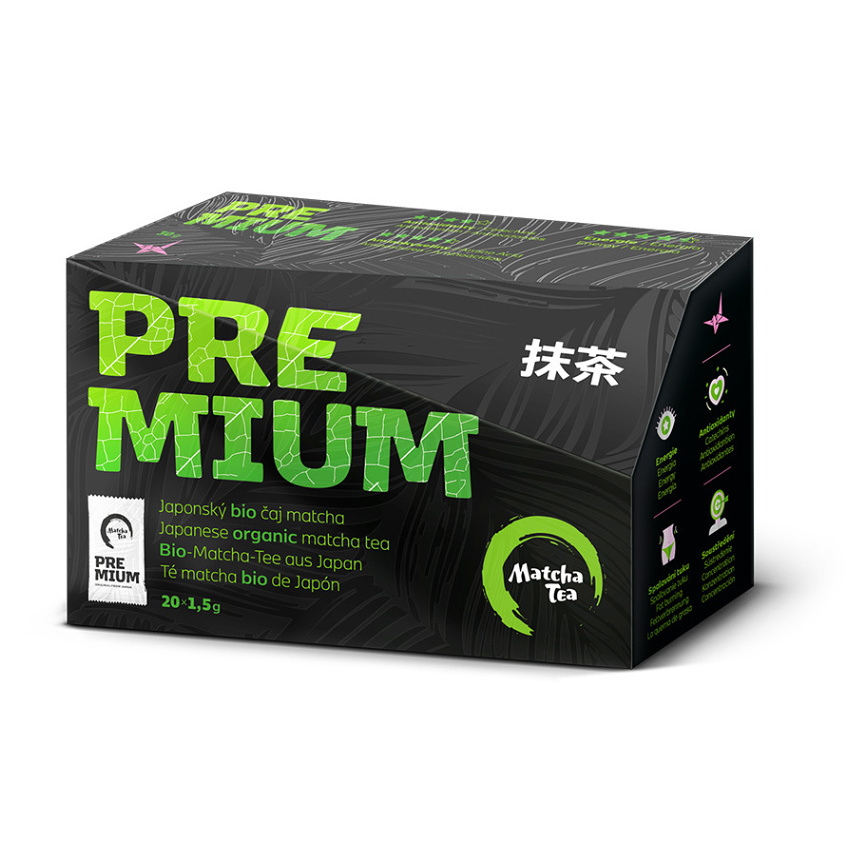 Matcha Tea Premium BIO matcha prášok 20x1.5 g
