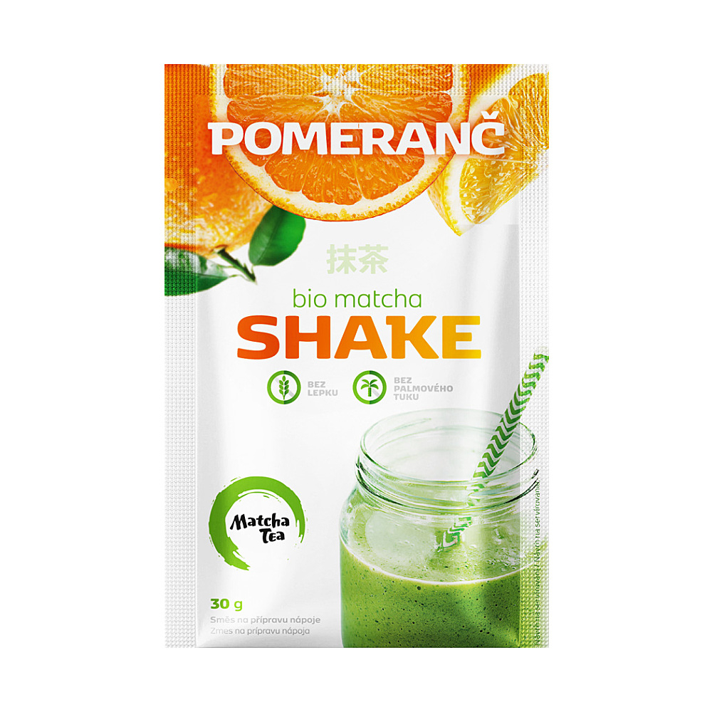 MATCHA TEA Shake pomaranč BIO 30 g