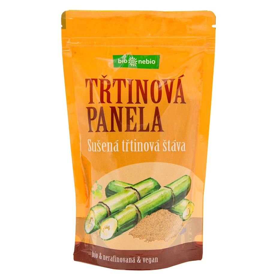 BIO NEBIO Sušená trstinová šťava Panela BIO 300 g