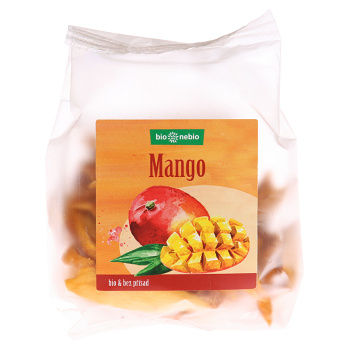 BIO NEBIO Sušené mango plátky BIO 80 g
