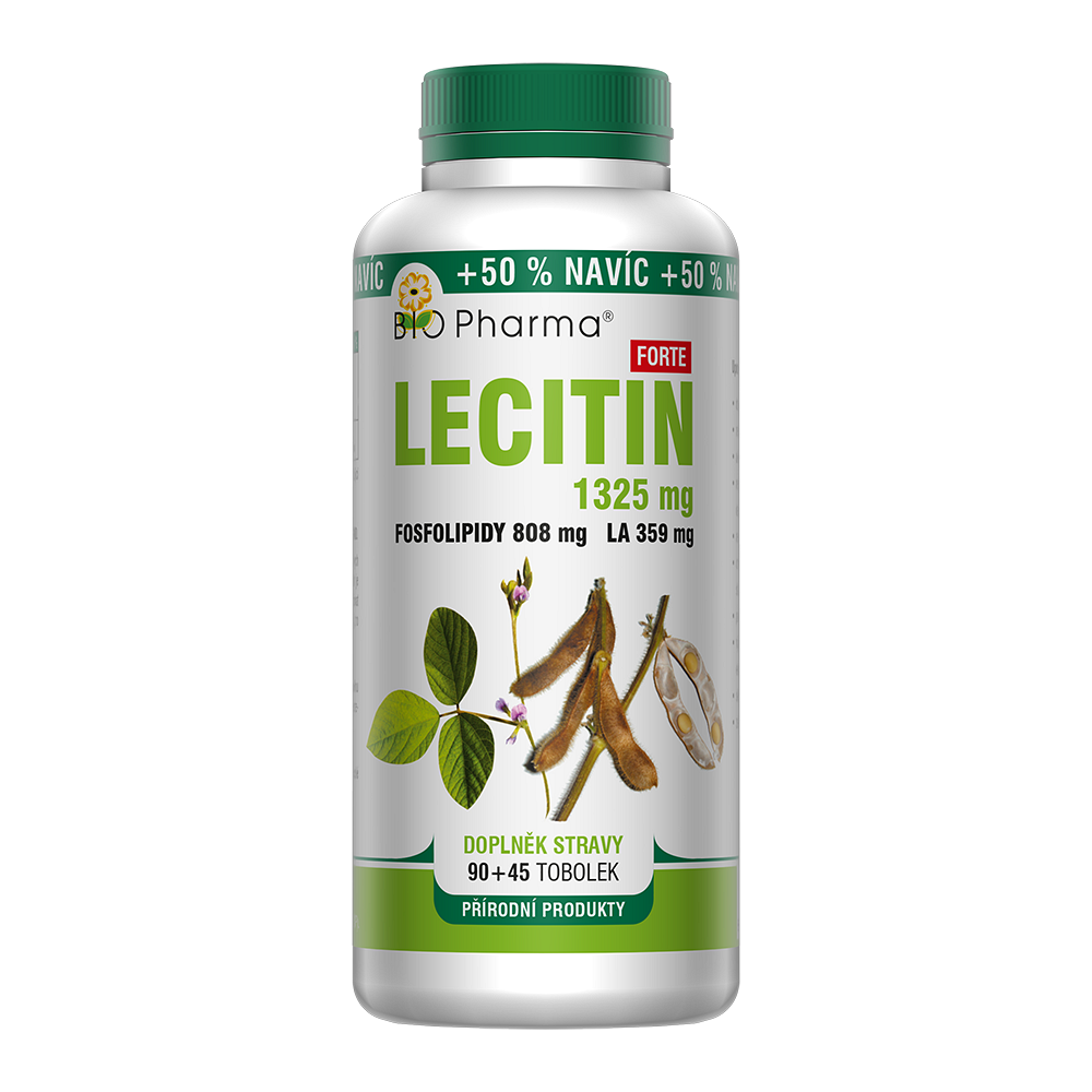 BIO PHARMA Lecitín Forte 1325 mg 90+45 kapsúl kúpite na Mojalekaren.sk