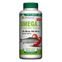 BIO PHARMA Omega 3 Forte 1200 mg + EPA + DHA 90 +45 kapsúl
