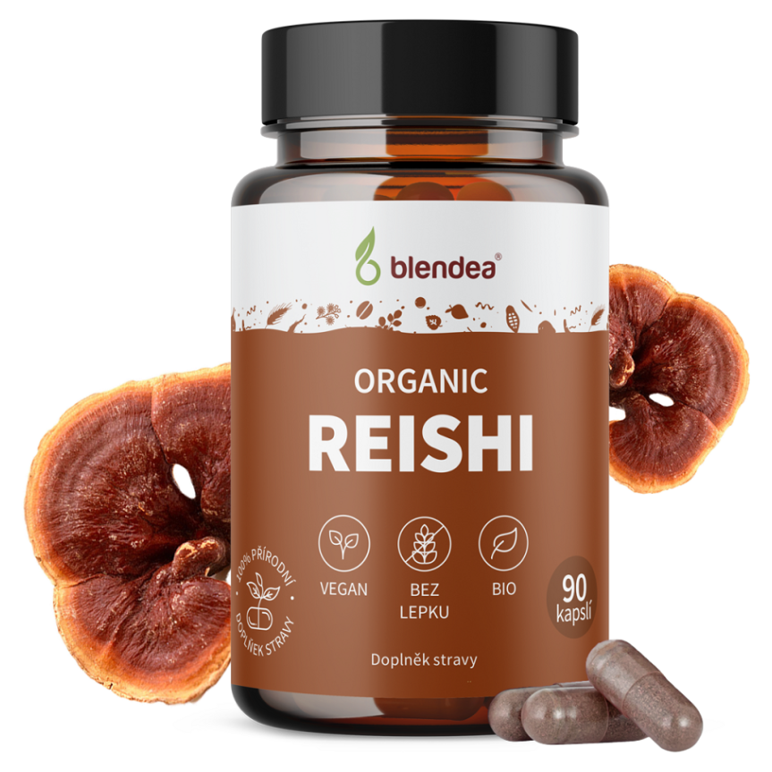 Blendea Organic Reishi podpora imunity 90 cps