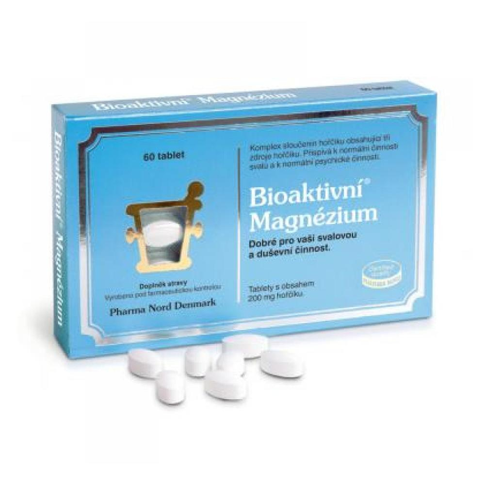 Pharma Nord Bioaktivní Magnezium tablety na podporu normálnej činnosti nervovej sústavy, svalov, zubov a zníženie únavy 60 tbl kúpite na Mojalekaren.sk