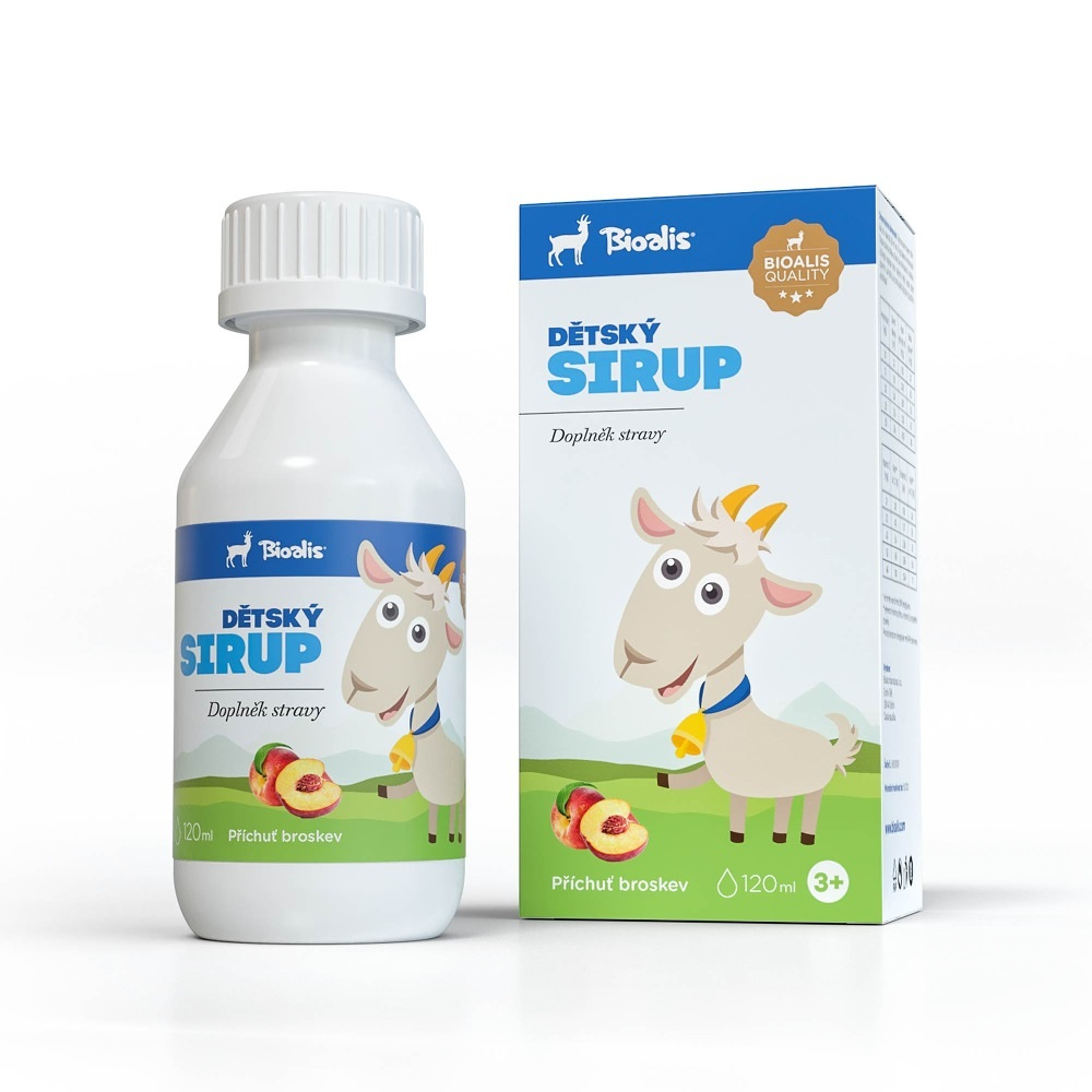 BIOALIS Detsky Sirup s kozim kolostrom 120 ml