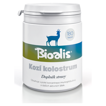 BIOALIS Kozie kolostrum 180 kapsúl (Kolostrum) - Jednozložkové
