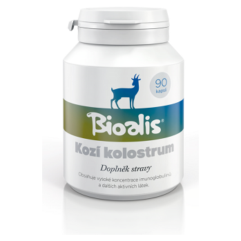 BIOALIS Kozie kolostrum 90 kapsúl (Kolostrum) - Jednozložkové