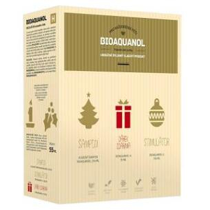 BIOAQUANOL vianočné balenie Šampón 250 ml + Stimulačny prostriedok 250 ml + DARČEK