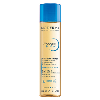 BIODERMA Atoderm Suchý telový olej 2 v 1 pre suchú pokožku 150 ml (Dermokozmetika telové mlieka) - Dermokozmetika