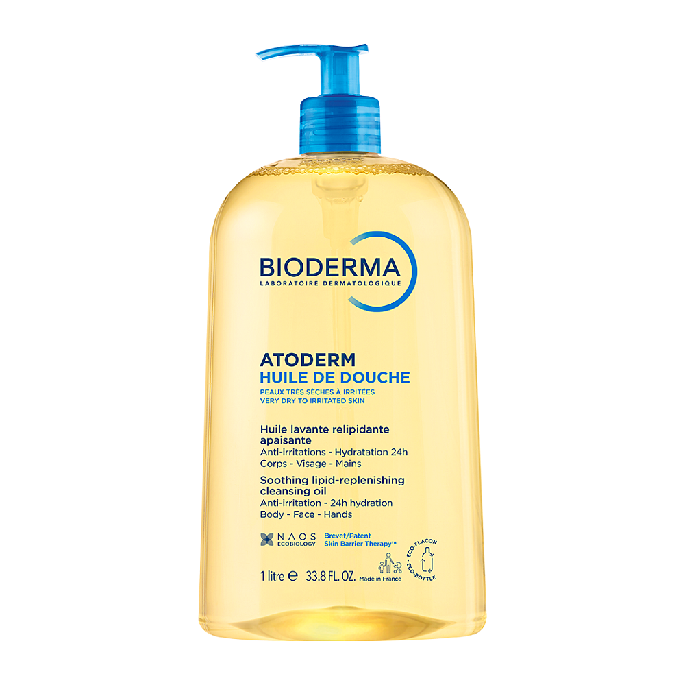 Bioderma Atoderm Huile de Douche - sprchový olej 1liter (poškodený aplikátor) kúpite na Mojalekaren.sk