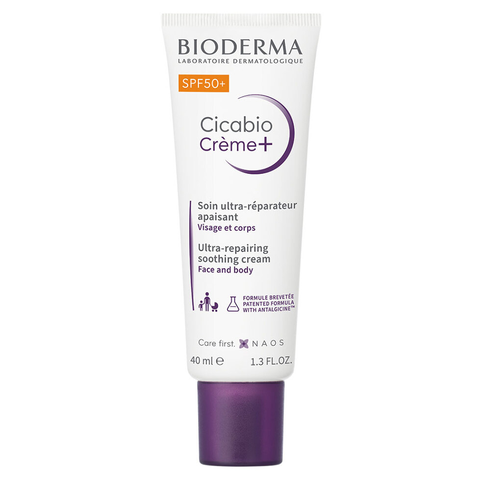 BIODERMA Cicabio Krém+ SPF 50+ upokojujúci a obnovujúci krém 40 ml kúpite na Mojalekaren.sk