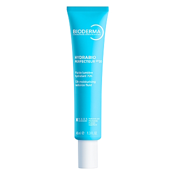 BIODERMA Hydrabio Perfecteur rozjasňujúci hydratačný fluid SPF 30 40 ml (Dermokozmetika pleťové krémy) - Hydratačný, Denné, Vyhladzujúce