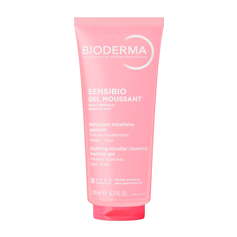 BIODERMA Sensibio Gel moussant čistiaci a odličovací gél 200ml